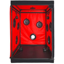 SECRET DOME "Scandale" BDSM Kabine zum Aufbauen Rot/Schwarz