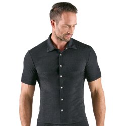 SVENJOYMENT Tight-Fitting Shirt mit kurzen Ärmeln...