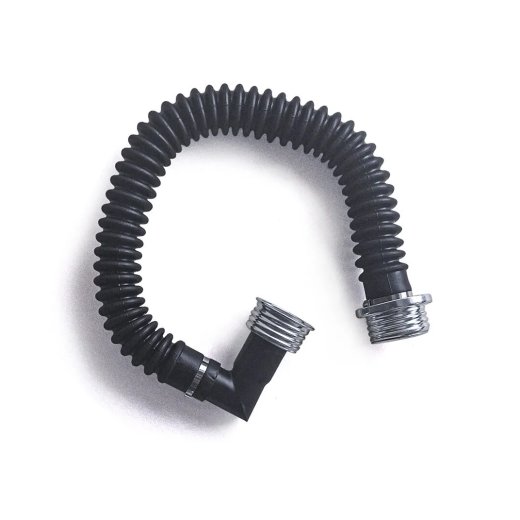 GASMASTER Gasmaskenschlauch mit abgewinkeltem Female Connector