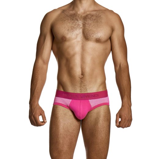 MODUS VIVENDI Pied De Coq Classic Brief Fuchsia