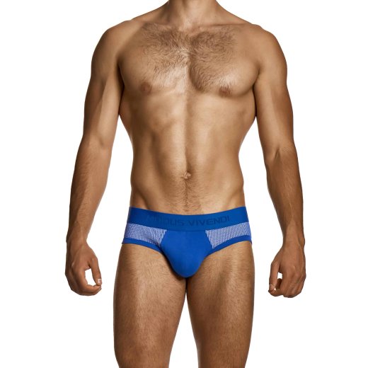 MODUS VIVENDI Pied De Coq Classic Brief Blau