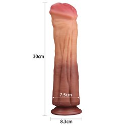 LOVETOY Nature Cock Dildo Ø: 7,5 cm x 30,5 cm aus...