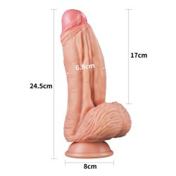 LOVETOY Nature Cock Dildo  Ø 6,7 cm x 25,4 cm aus...