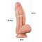 LOVETOY Nature Cock Dildo  Ø 6,7 cm x 25,4 cm aus Silikon Skin