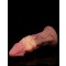 LOVETOY Nature Cock Dildo Ø: 5,5 cm x 17,7 cm aus Silikon Beige