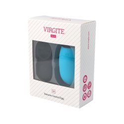 VIRGITE G6 Vibrations-Ei mit Fernbedienung Blau