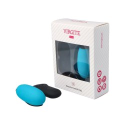 VIRGITE G5 Vibrations-Ei mit Fernbedienung Blau