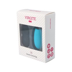 VIRGITE G5 Vibrations-Ei mit Fernbedienung Blau