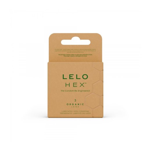 LELO Hex Organic Latex Kondome 3 Stk.