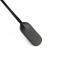 LIEBE SEELE Black Bond: Leather Riding Crop with wide Tip