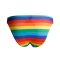 CUT4MEN Low Rise Bikini Brief Rainbow Multicolor
