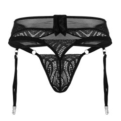 CANDYMAN Heria G-String & Garter Belt Schwarz