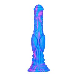 F*CK MY COLOR Dog Long Dildo 26 x 6 cm Blau/Pink