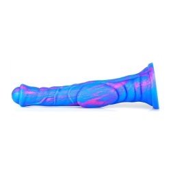 F*CK MY COLOR Dog Long Dildo 26 x 6 cm Blau/Pink