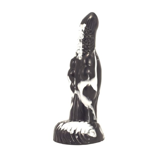 F*CK MY COLOR Freki Dildo 20 x 6 cm Schwarz/Weiss