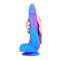 F*CK MY COLOR Inkipus Dildo 18 x 5.5 cm Blau/Pink