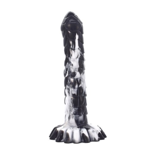 F*CK MY COLOR Nagal Dildo 21 x 4 cm Schwarz/Weiss