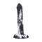 F*CK MY COLOR Nagal Dildo 21 x 4 cm Schwarz/Weiss