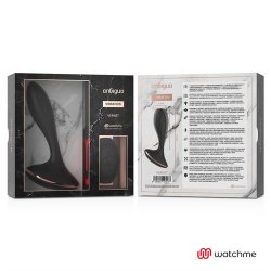 ANBIGUO WatchMe Vernet Anal-Plug mit Vibration & Smartwatch-Fernbedienung Schwarz