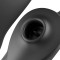 IBIZA Strapless Strap-On mit 3 Motoren & Fernbedienung Schwarz