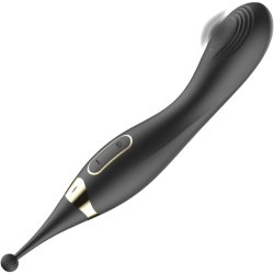 IBIZA Pulsing G-Spot & Clitoral Vibrator Schwarz