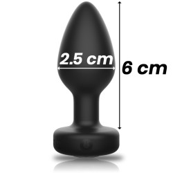 IBIZA Remote Control Anal Plug Vibrator mit Fernbedienung Small Schwarz
