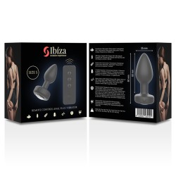IBIZA Remote Control Anal Plug Vibrator mit Fernbedienung Small Schwarz