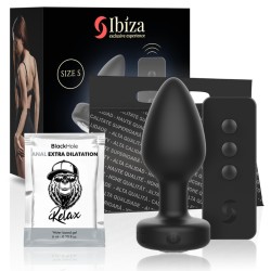 IBIZA Remote Control Anal Plug Vibrator mit Fernbedienung Small Schwarz