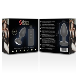 IBIZA Remote Control Anal Plug Vibrator mit Fernbedienung Medium Schwarz