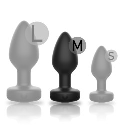 IBIZA Remote Control Anal Plug Vibrator mit Fernbedienung Medium Schwarz
