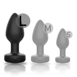 IBIZA Remote Control Anal Plug Vibrator mit Fernbedienung Large Schwarz