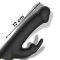 IBIZA Rotating Rabbit Vibrator mit Rotation & Vibration Schwarz
