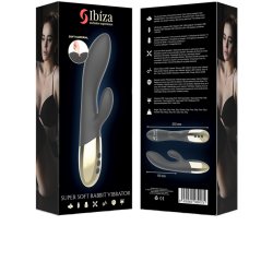 IBIZA Super Soft Rabbit Vibrator Schwarz