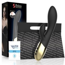 IBIZA Super Soft Rabbit Vibrator Schwarz