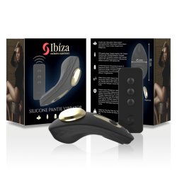 IBIZA Silicone Panty Vibrator mit Fernbedienung Schwarz