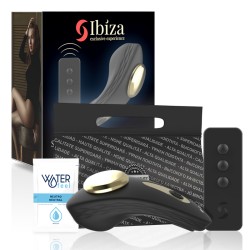 IBIZA Silicone Panty Vibrator mit Fernbedienung Schwarz