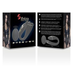IBIZA Wave Doppel-Vibrator Schwarz