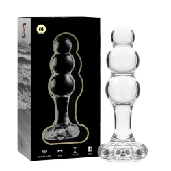 NEBULA BY IBIZA Modell 1 Anal-Plug 10.5 cm Ø 3 cm Klar