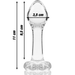 NEBULA BY IBIZA Modell 2 Anal-Plug 11 cm Ø 3.5 cm Klar