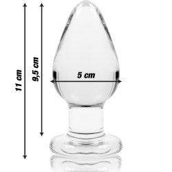 NEBULA BY IBIZA Modell 03 Anal-Plug 11 cm Ø 5 cm Klar