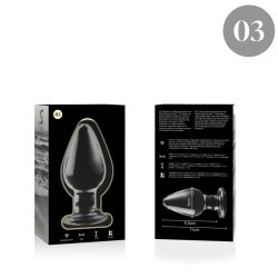 NEBULA BY IBIZA Modell 03 Anal-Plug 11 cm Ø 5 cm Klar