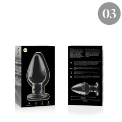 NEBULA BY IBIZA Modell 3 Anal-Plug 11 cm Ø 5 cm Klar