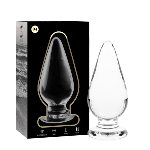 NEBULA BY IBIZA Modell 04 Anal-Plug 11 cm Ø 5 cm Klar