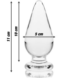 NEBULA BY IBIZA Modell 4 Anal-Plug 11 cm Ø 5 cm Klar