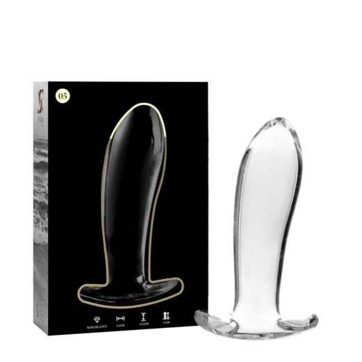 NEBULA BY IBIZA Modell 05 Anal-Plug 12,5 cm Ø 3,5 cm Klar