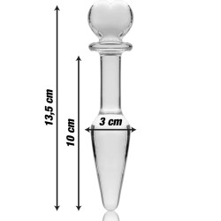 NEBULA BY IBIZA Modell 7 Anal-Plug 13,5 cm Ø 3 cm Klar