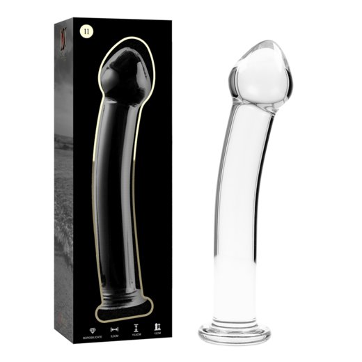 NEBULA BY IBIZA Modell 11 Glasdildo 16.5 cm Ø 3 cm Klar