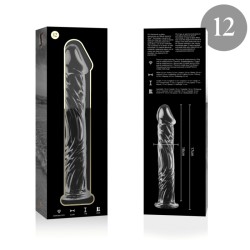 NEBULA BY IBIZA Modell 12 Glasdildo 17 cm Ø 3,5 cm Klar