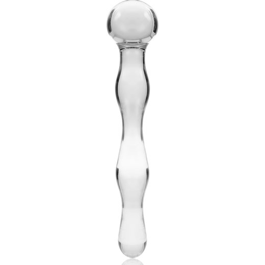 NEBULA BY IBIZA Modell 13 Glasdildo 18 cm Ø 3,5 cm Klar