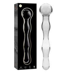 NEBULA BY IBIZA Modell 13 Glasdildo 18 cm Ø 3,5 cm Klar